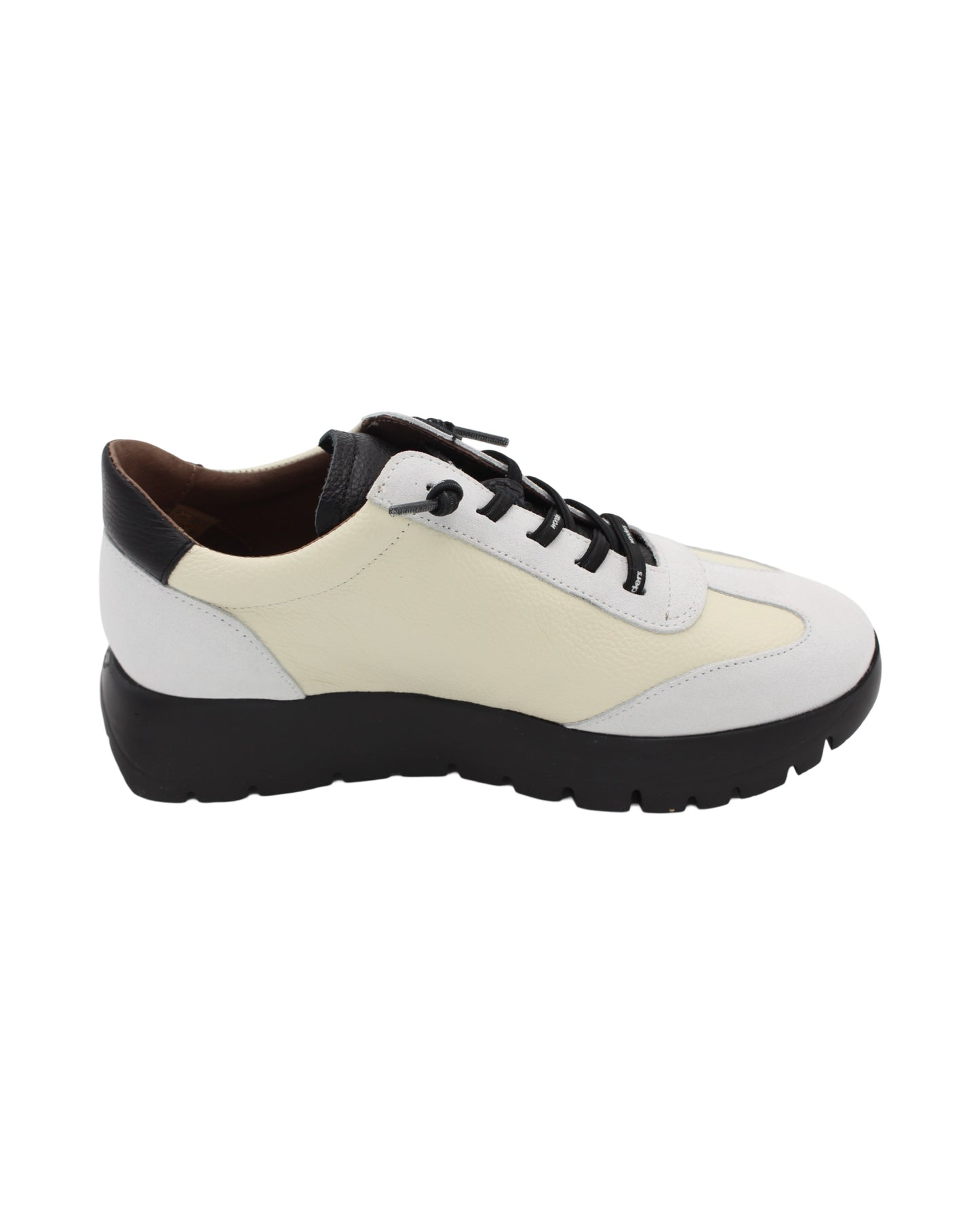 Wonders - Ladies Shoes Trainers Cream, Black (2505)