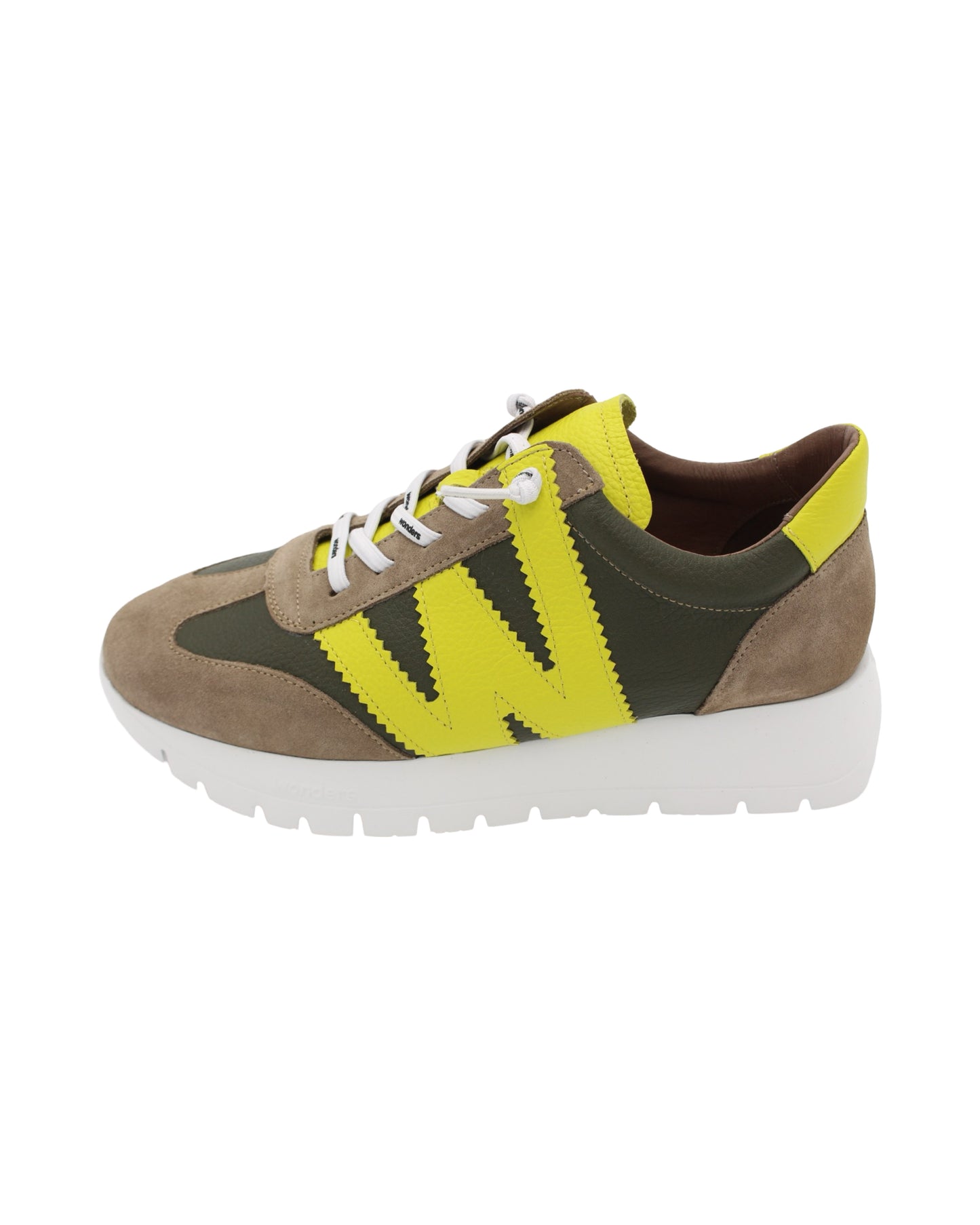 Wonders - Ladies Shoes Trainers Taupe,  Yellow (2506)