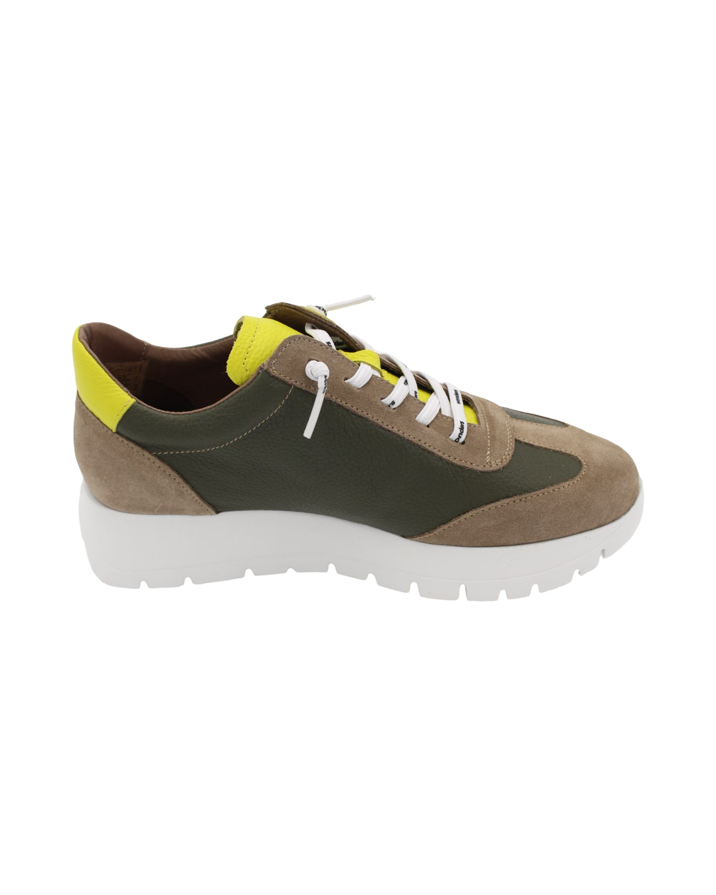 Wonders - Ladies Shoes Trainers Taupe,  Yellow (2506)