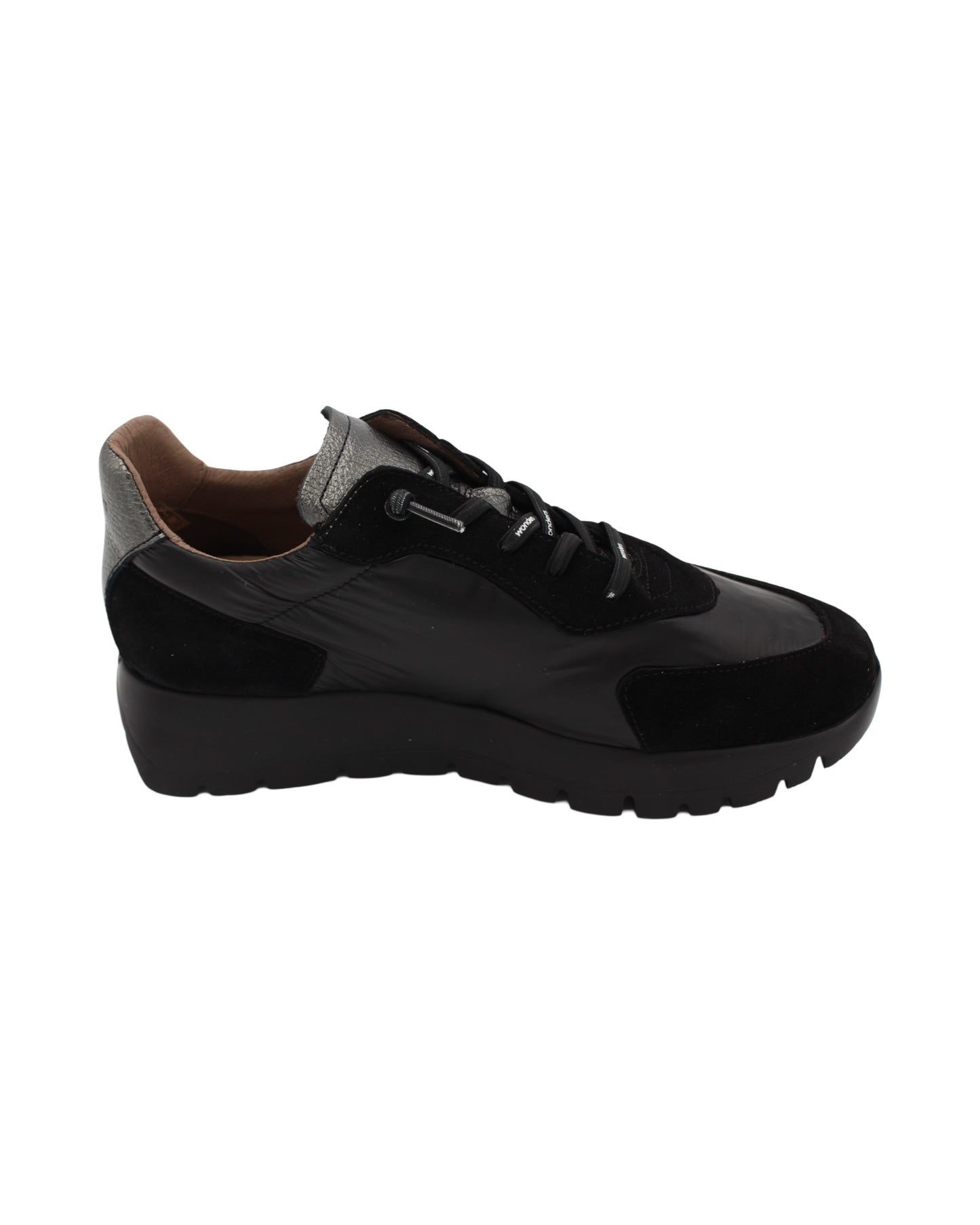 Wonders - Ladies Shoes Trainers Black, Pewter (2507)