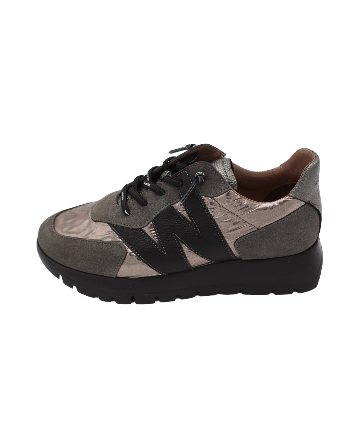 Wonders - Ladies Shoes Trainers Grey, Black (2508)