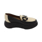 Wonders - Ladies Shoes Loafers Cream, Black (2511)