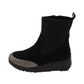 Wonders - Ladies Shoes Ankle Boots Black Suede (2516)