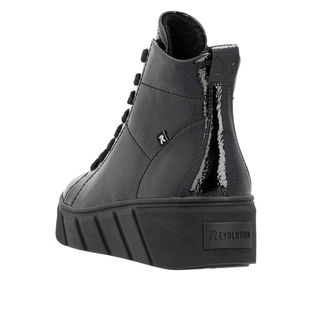 Rieker Ladies Shoes Ankle Boots Black 2519 Houstons Footwear
