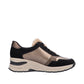 Rieker - Ladies Shoes Trainers Bronze, Beige, Black (2524)