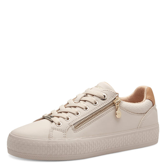 S.oliver - Ladies Shoes Trainers Beige (2526)