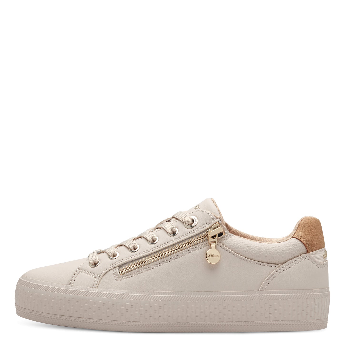 S.oliver - Ladies Shoes Trainers Beige (2526)