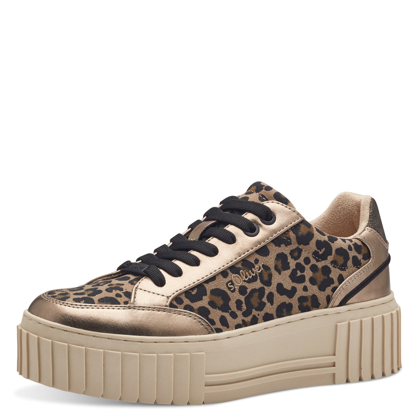 S.oliver - Ladies Shoes Trainers Leopard (2527)