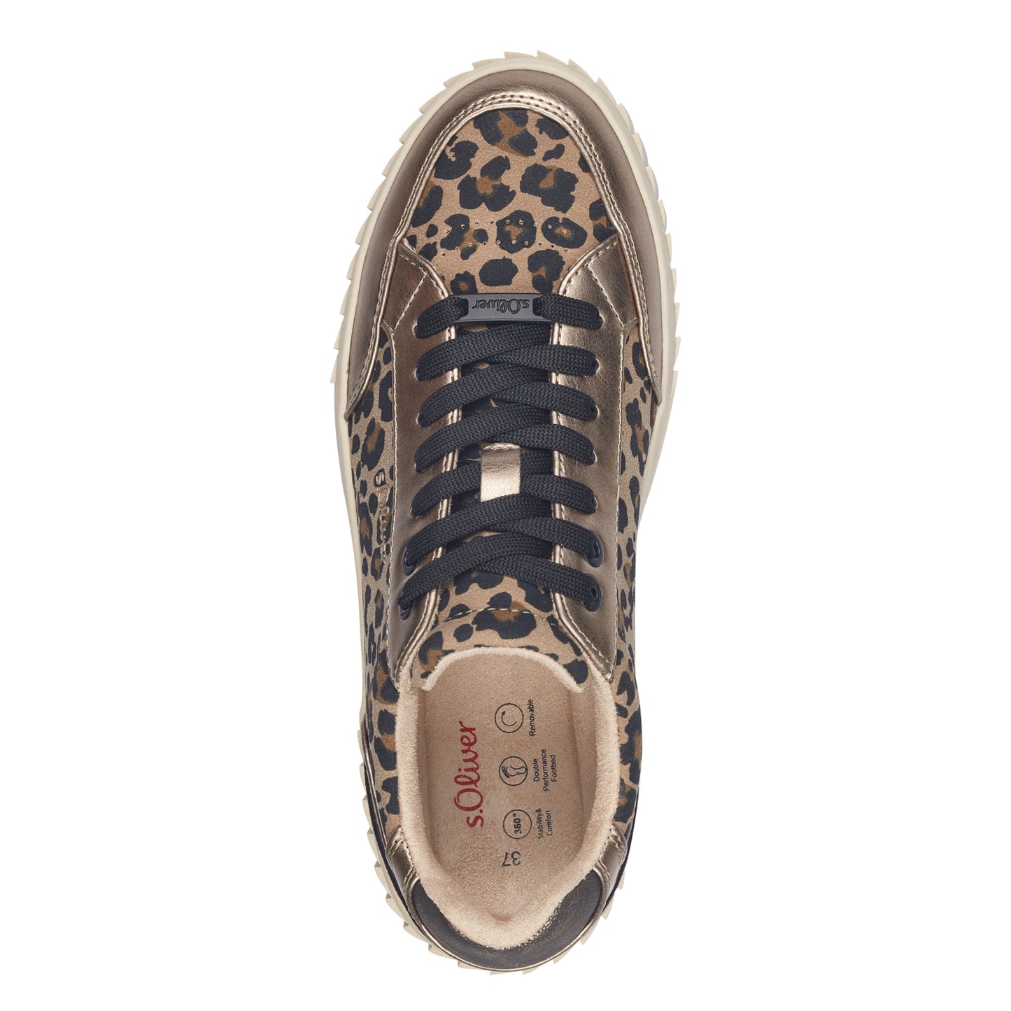 S.oliver - Ladies Shoes Trainers Leopard (2527)