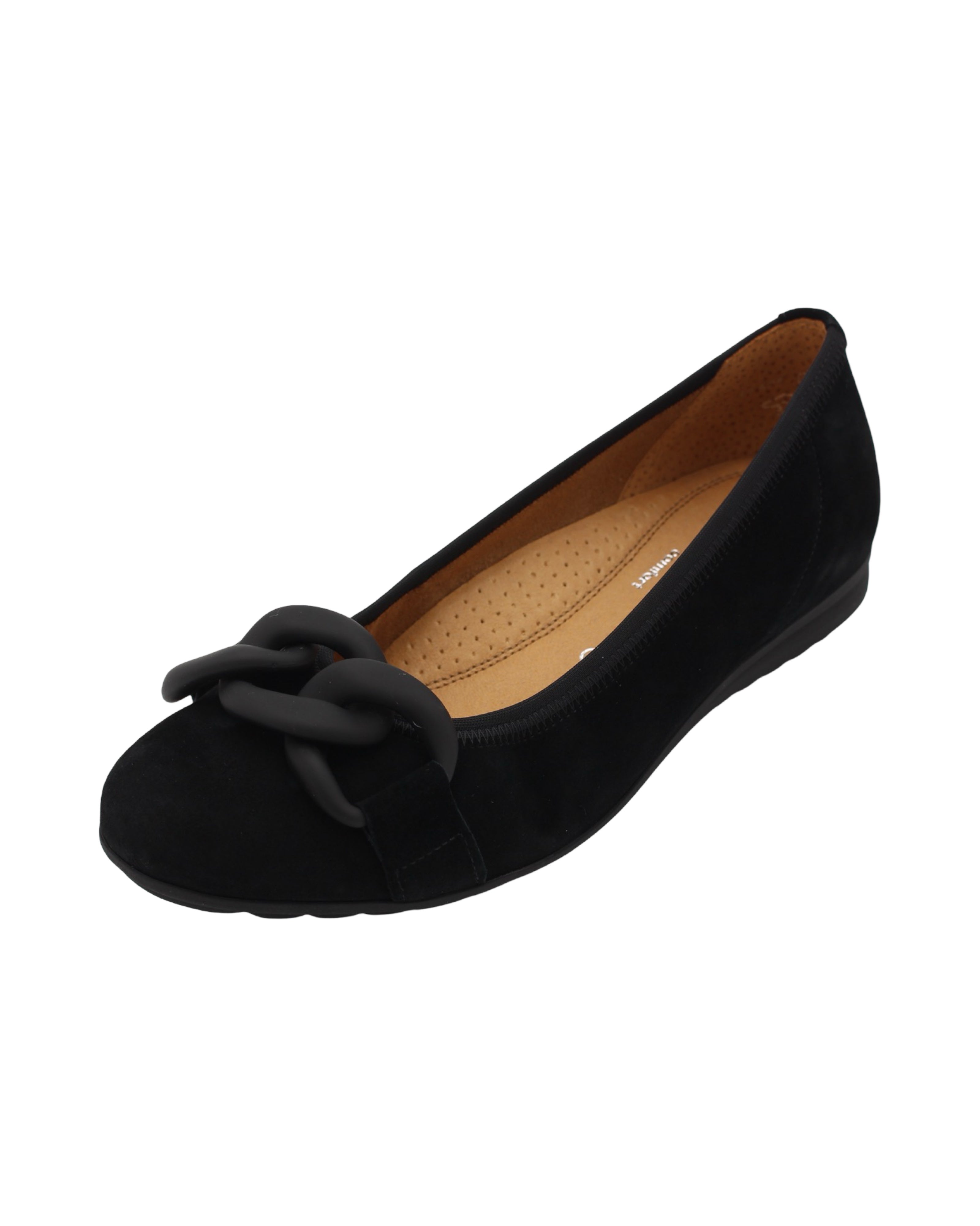 Gabor ladies black shoes deals