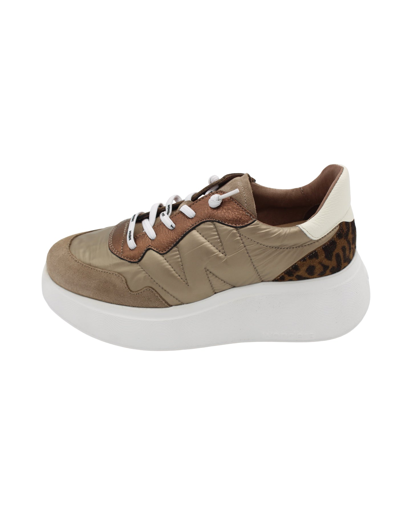 Wonders - Ladies Shoes Trainers Leopard, Champagne (2560)