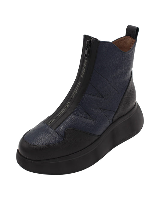 Wonders - Ladies Shoes Ankle Boots Black, Navy (2562)