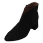 Wonders - Ladies Shoes Ankle Boots Black Suede (2563)