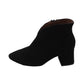 Wonders - Ladies Shoes Ankle Boots Black Suede (2563)