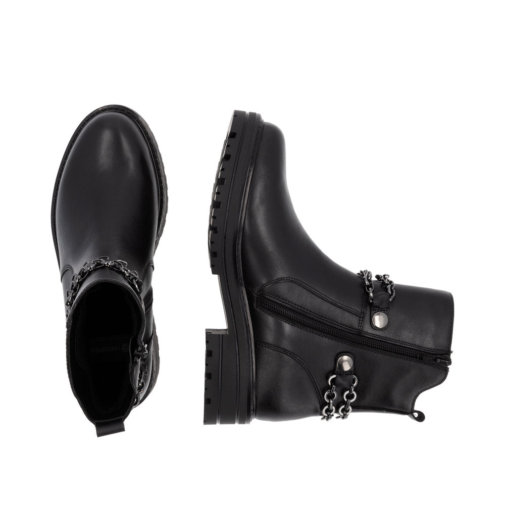 Remonte - Ladies Shoes Ankle Boots Black (2568)