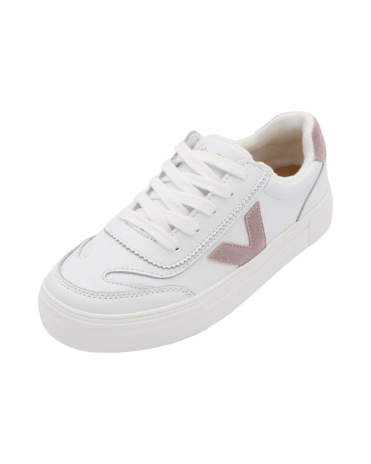 Drilleys - Ladies Shoes Trainers White, Pink (2573)