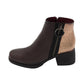 Jose Saenz - Ladies Shoes Ankle Boots Chocolate, Rose Gold (2582)