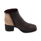 Jose Saenz - Ladies Shoes Ankle Boots Chocolate, Rose Gold (2582)