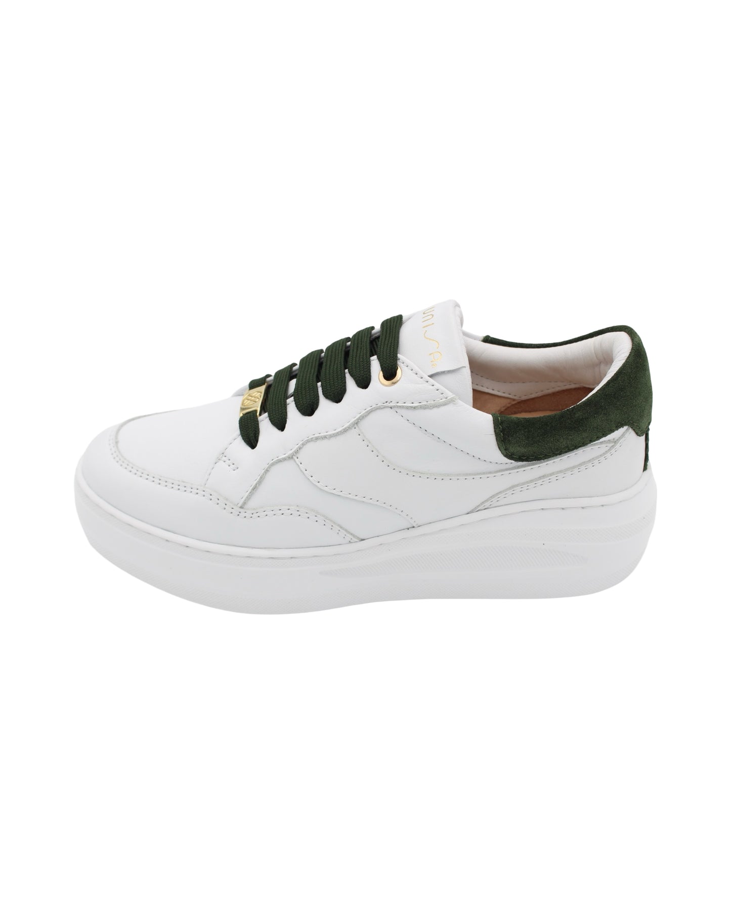 Unisa - Ladies Shoes Trainers White, Green (2587)