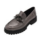 Xti - Ladies Shoes Loafers Pewter (2592)