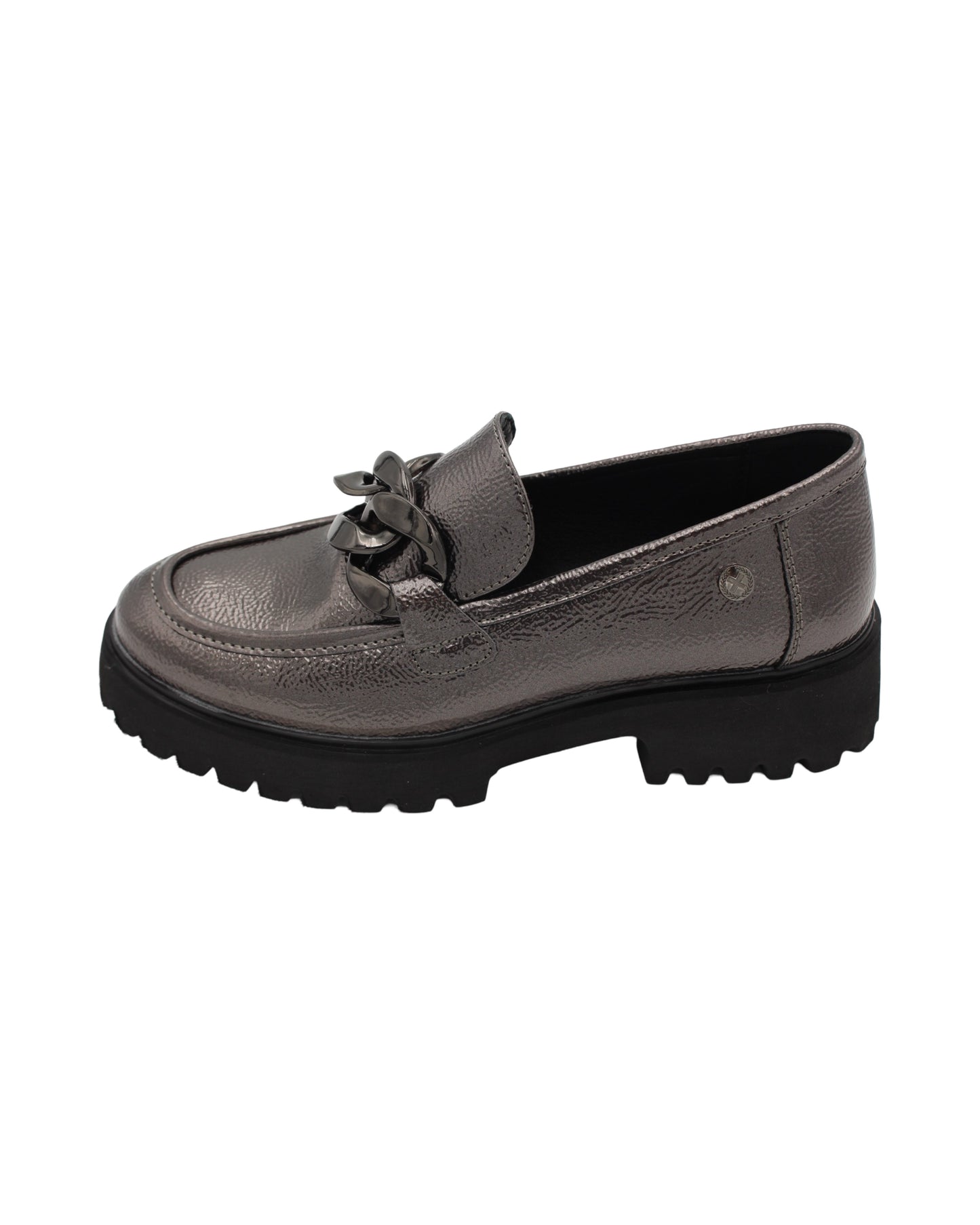 Xti - Ladies Shoes Loafers Pewter (2592)