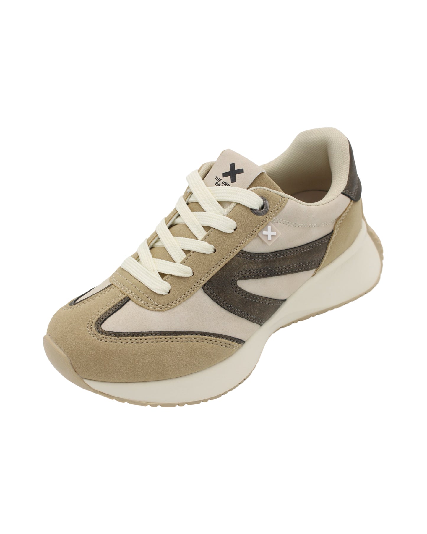 Xti - Ladies Shoes Trainers Beige (2596)