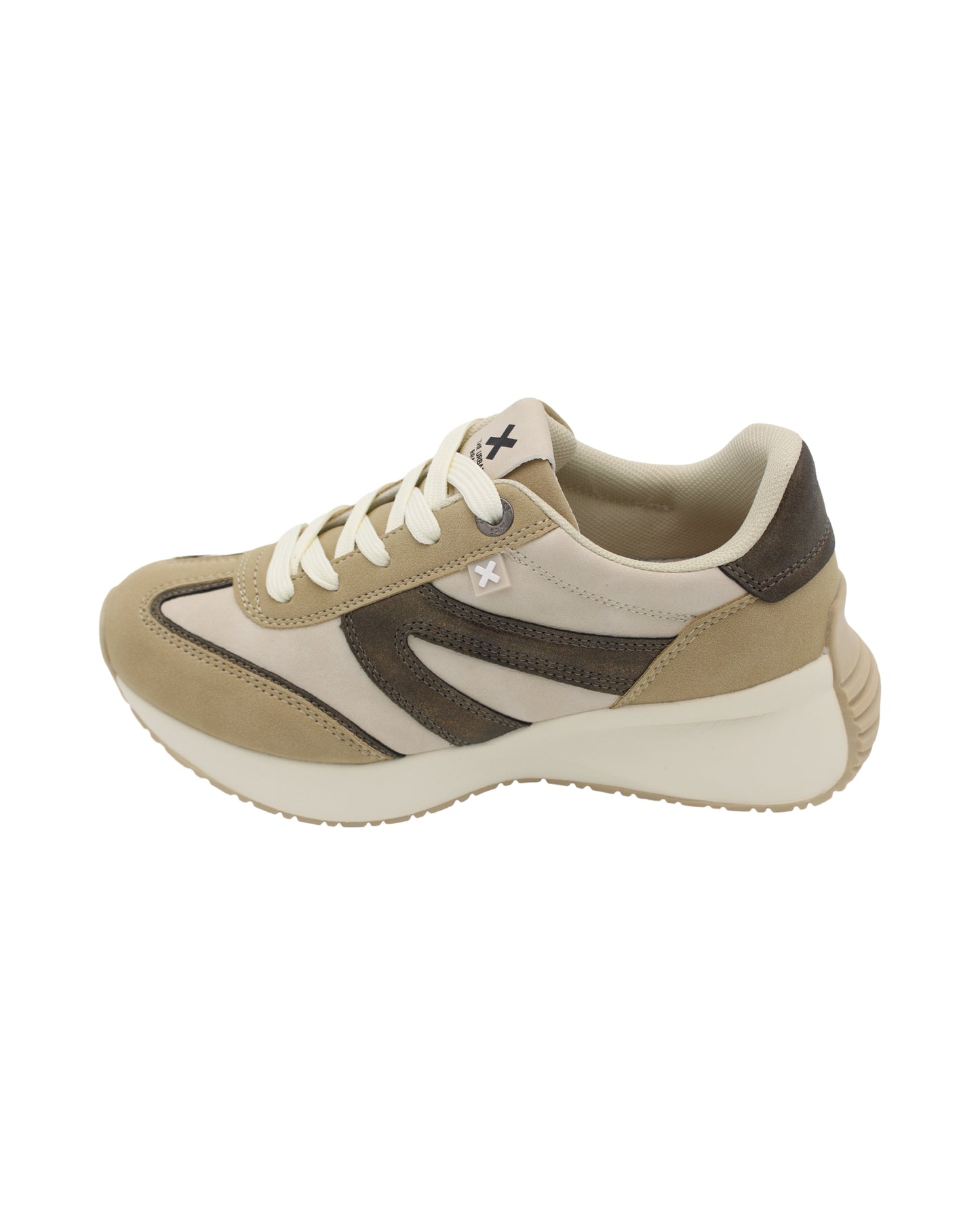 Xti - Ladies Shoes Trainers Beige (2596)