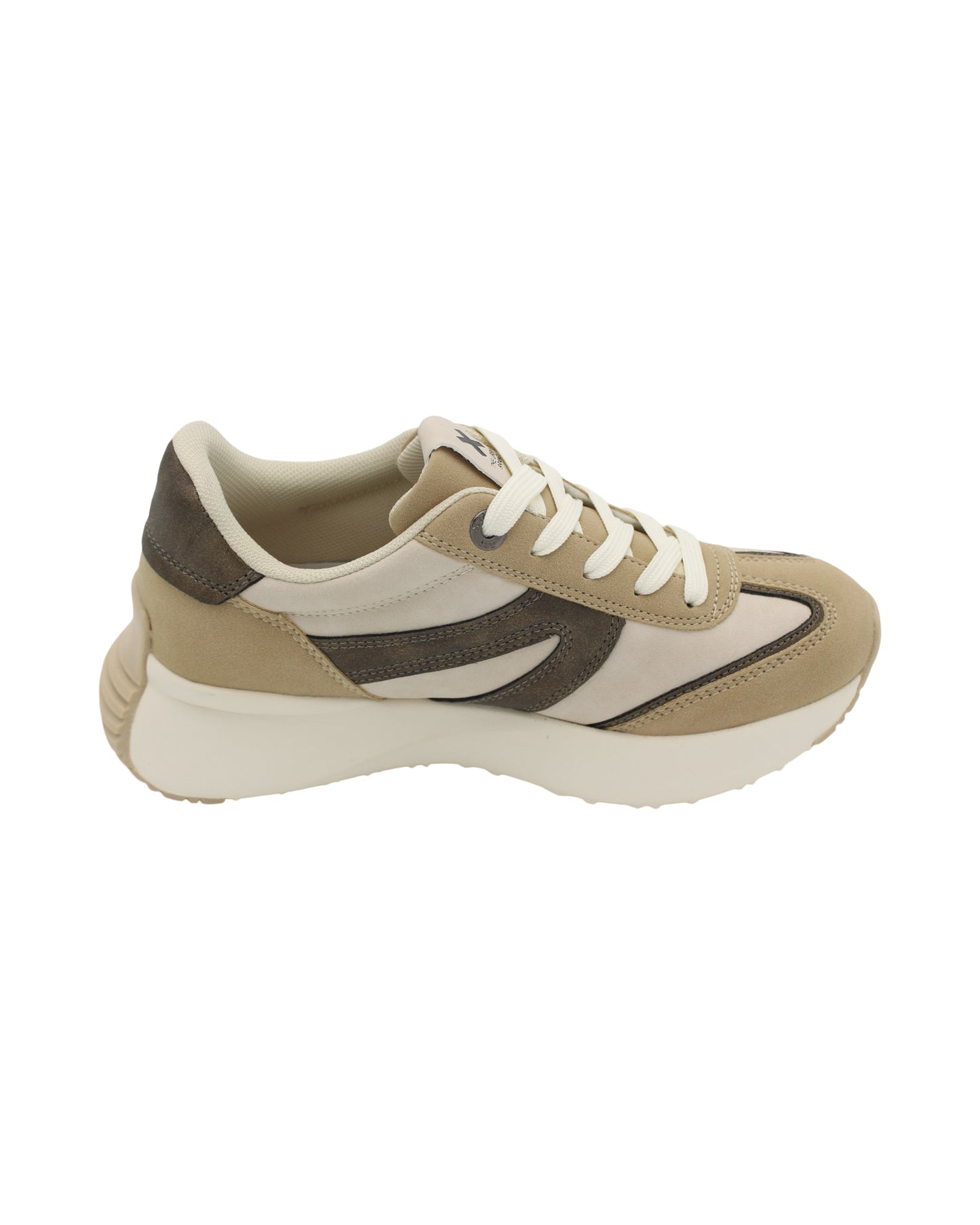 Xti - Ladies Shoes Trainers Beige (2596)