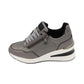 Xti - Ladies Shoes Trainers Pewter (2597)