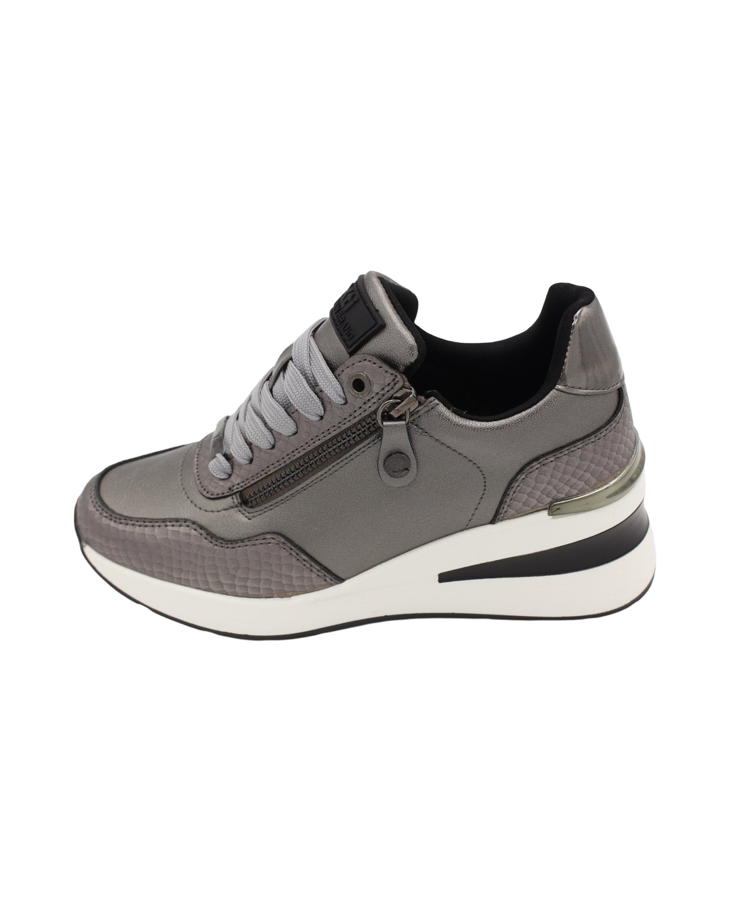 Xti - Ladies Shoes Trainers Pewter (2597)