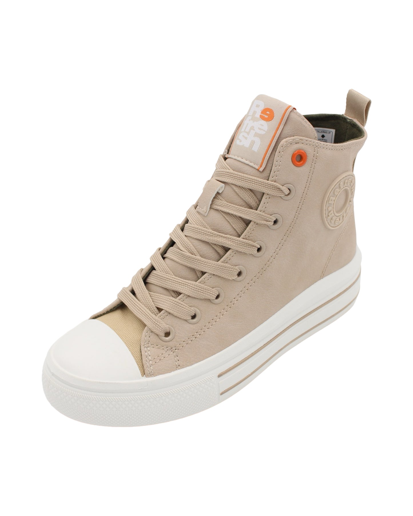 Refresh - Ladies Shoes Trainers Beige (2600)