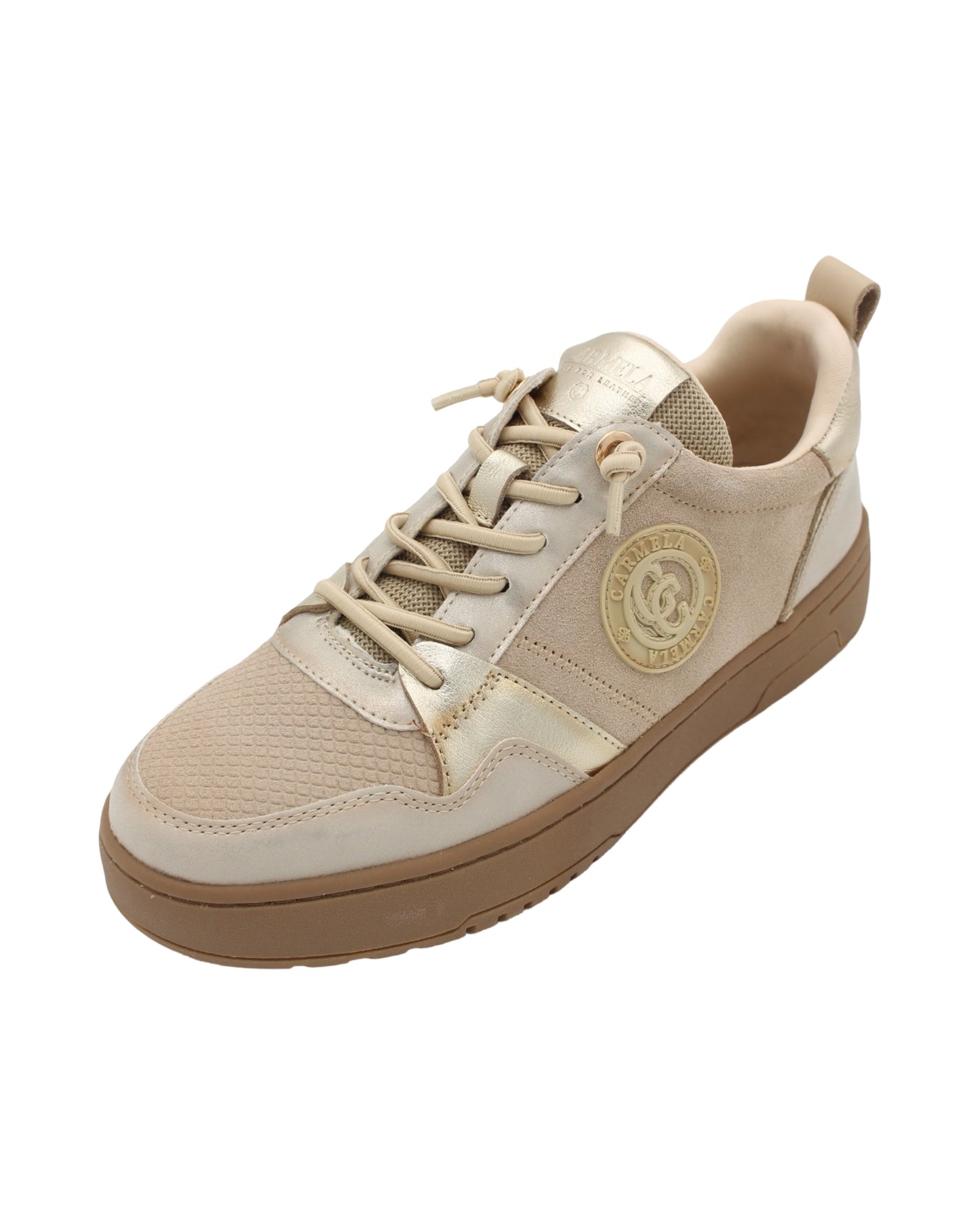 Carmela - Ladies Shoes Trainers Beige (2602)