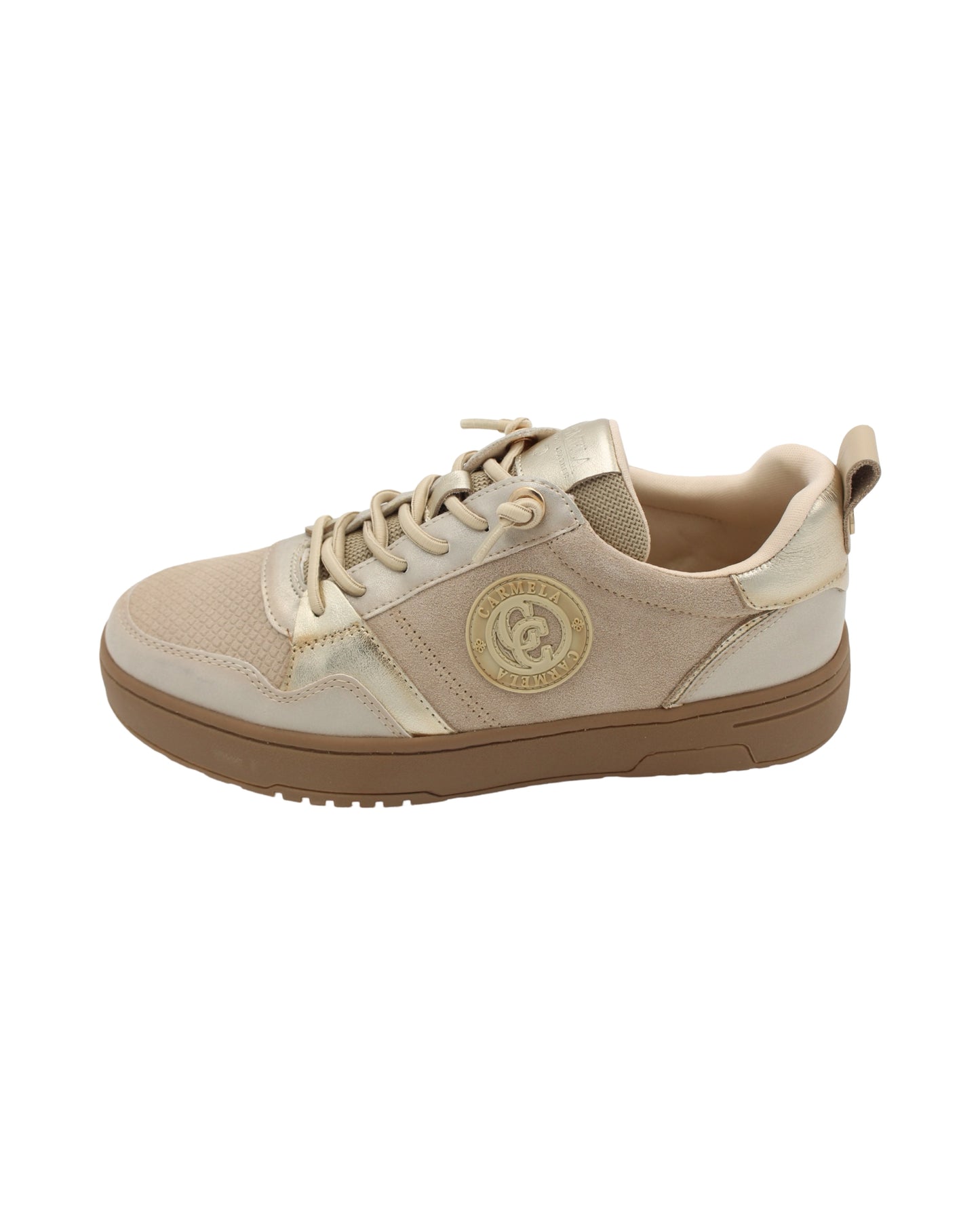 Carmela - Ladies Shoes Trainers Beige (2602)