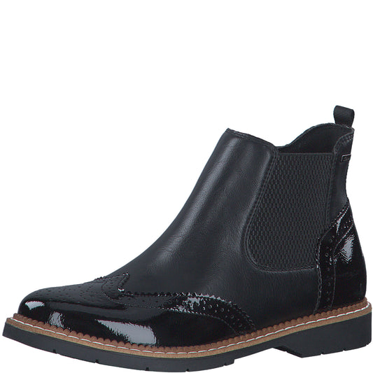 S.oliver - Ladies Shoes Ankle Boots Black comb (2616)