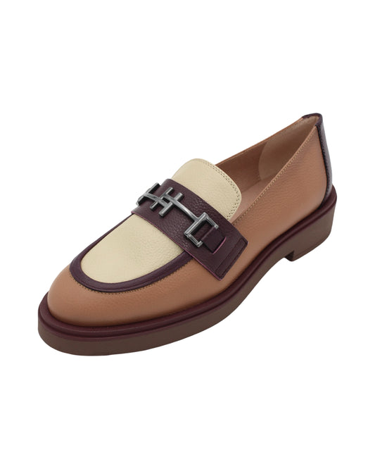 Hispanitas - Ladies Shoes Loafers Almond,  Burgundy (2624)