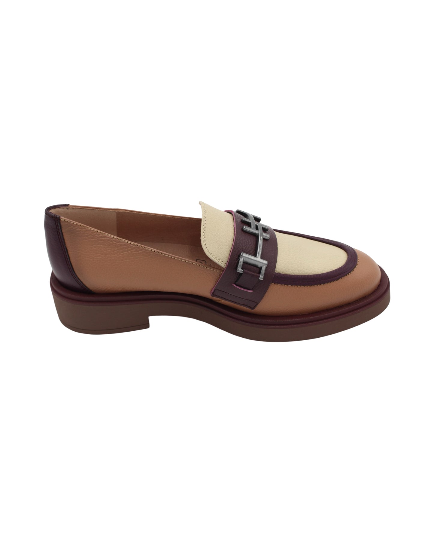 Hispanitas - Ladies Shoes Loafers Almond,  Burgundy (2624)