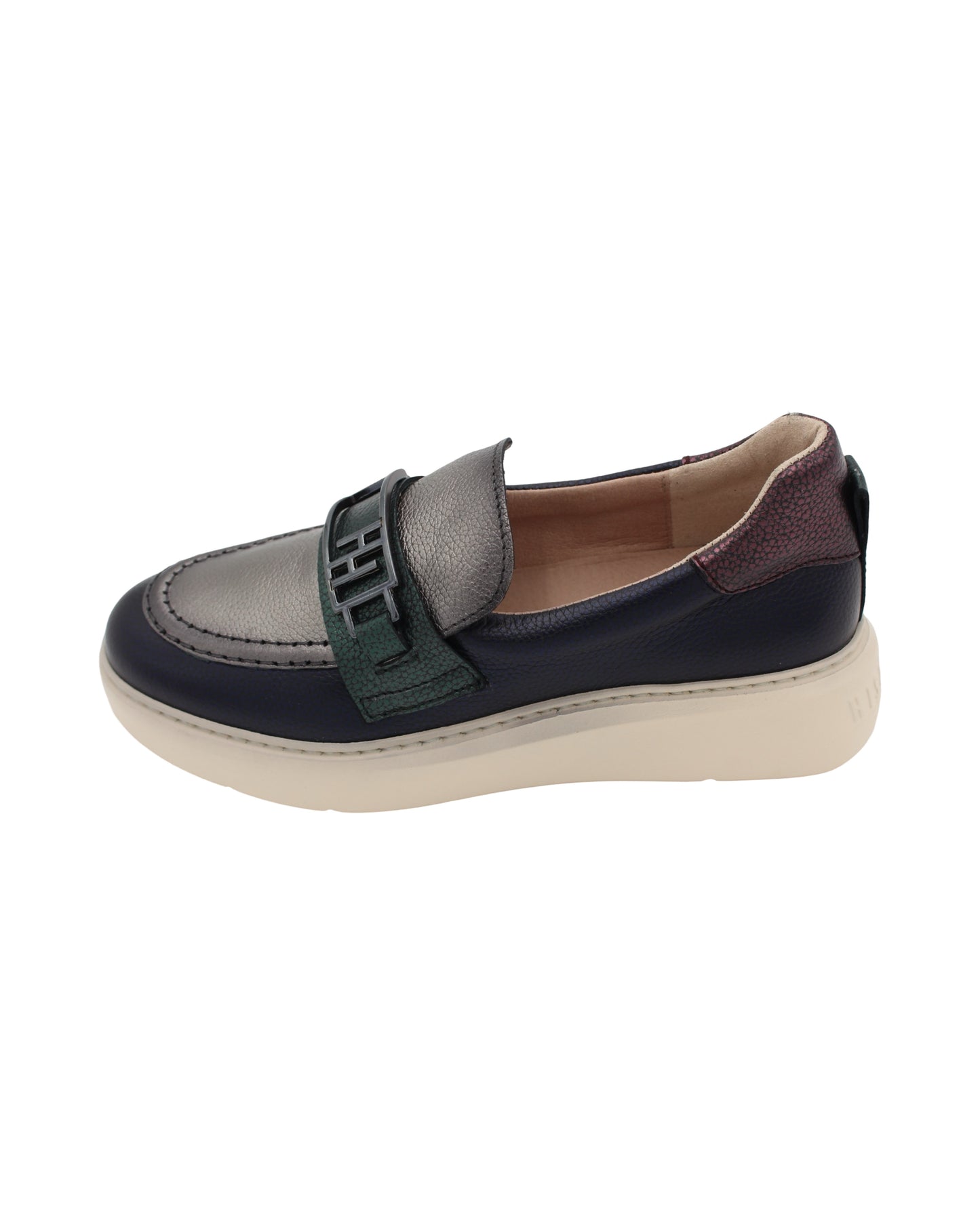 Hispanitas - Ladies Shoes Loafers Pewter,  Navy (2625)