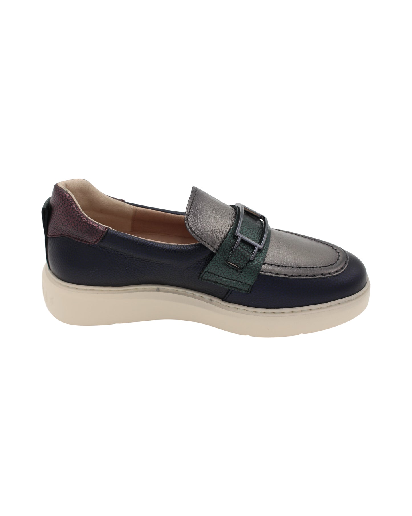 Hispanitas - Ladies Shoes Loafers Pewter,  Navy (2625)