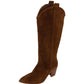 Unisa - Ladies Shoes Long Boots Dark Tan (2650)