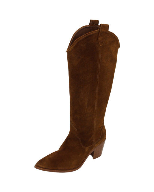 Unisa - Ladies Shoes Long Boots Dark Tan (2650)