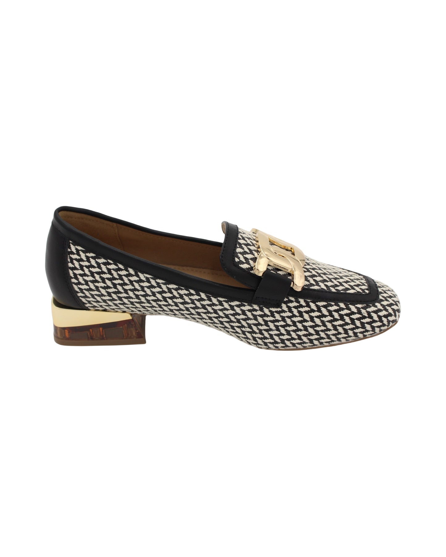 Zanni - Ladies Shoes Loafers Black, Cream (2662)