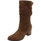 Gabor - Ladies Shoes Mid Boot Brown Suede (2664)