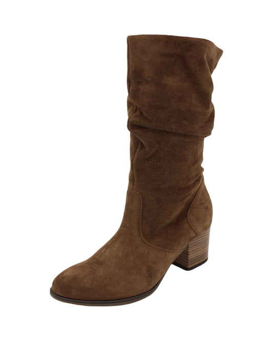 Gabor - Ladies Shoes Mid Boot Brown Suede (2664)