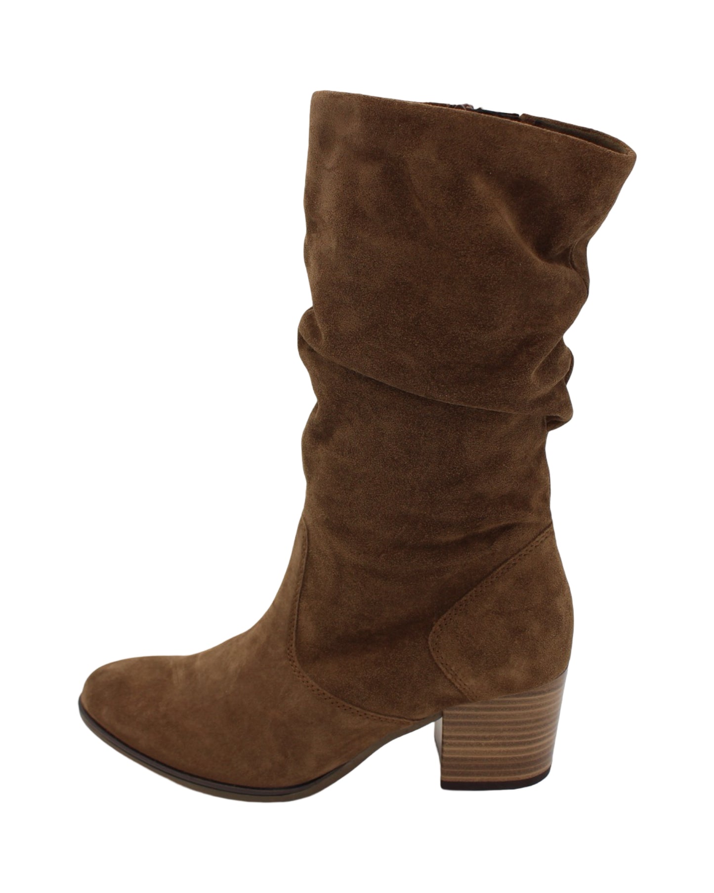 Gabor - Ladies Shoes Mid Boot Brown Suede (2664)