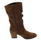 Gabor - Ladies Shoes Mid Boot Brown Suede (2664)