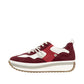 Rieker - Ladies Shoes Trainers Burgundy, Cream (2669)