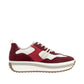 Rieker - Ladies Shoes Trainers Burgundy, Cream (2669)