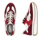 Rieker - Ladies Shoes Trainers Burgundy, Cream (2669)