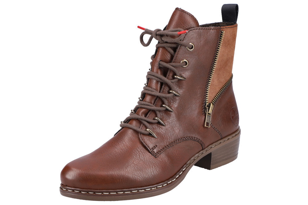 Rieker - Ladies Shoes Ankle Boots Brown (2674)