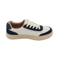 Drilleys - Ladies Shoes Trainers Cream, Navy (2676)